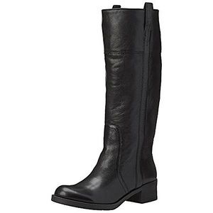 Lucky Brand Hibiscus Riding Boots - Black - Wide Calf - Like New!